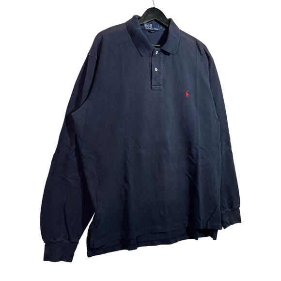 Vintage Ralph Lauren Cotton Long Sleeve Polo - Picture 4 of 7